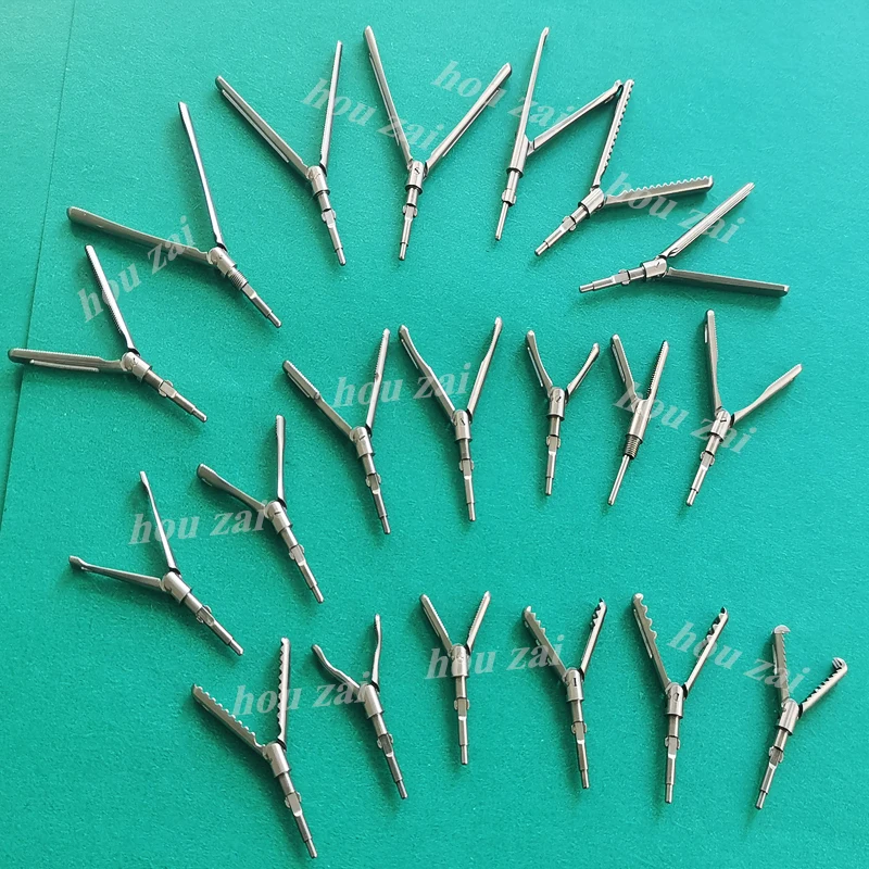 laparoscopic endo clinch grasper 5*360mm laparoscopic jaws inserts, CNC surgical parts