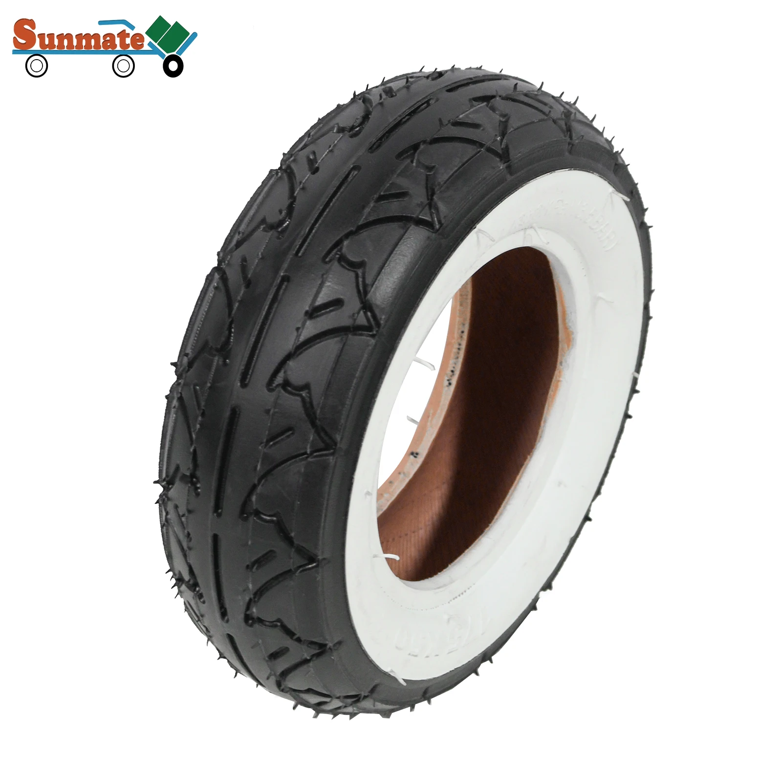 Rubber Electric Scooter Off-road Tire Replacement 175x50mm Inner Tube 7inch E-Scooter Wheel Tyre