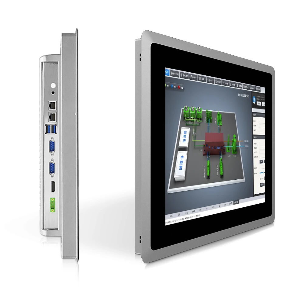 100x100 мм VESA mount Android / linux x86 Ubuntu емкостный сенсорный экран без вентилятора 12