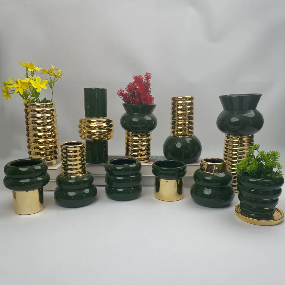 2023 New Best Selling Nordic Style Modern Luxury Ceramic Vase Flower Vase Wholesale