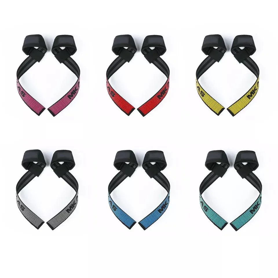 Wholesale Fitness Wrist Cuff Custom Logo Wrist Straps Weightlifting Gym Weight Lifting Straps