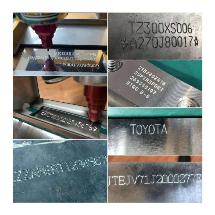 laser engraving machine in metal portable metal pneumatic dot peen marking machine for frame numbers