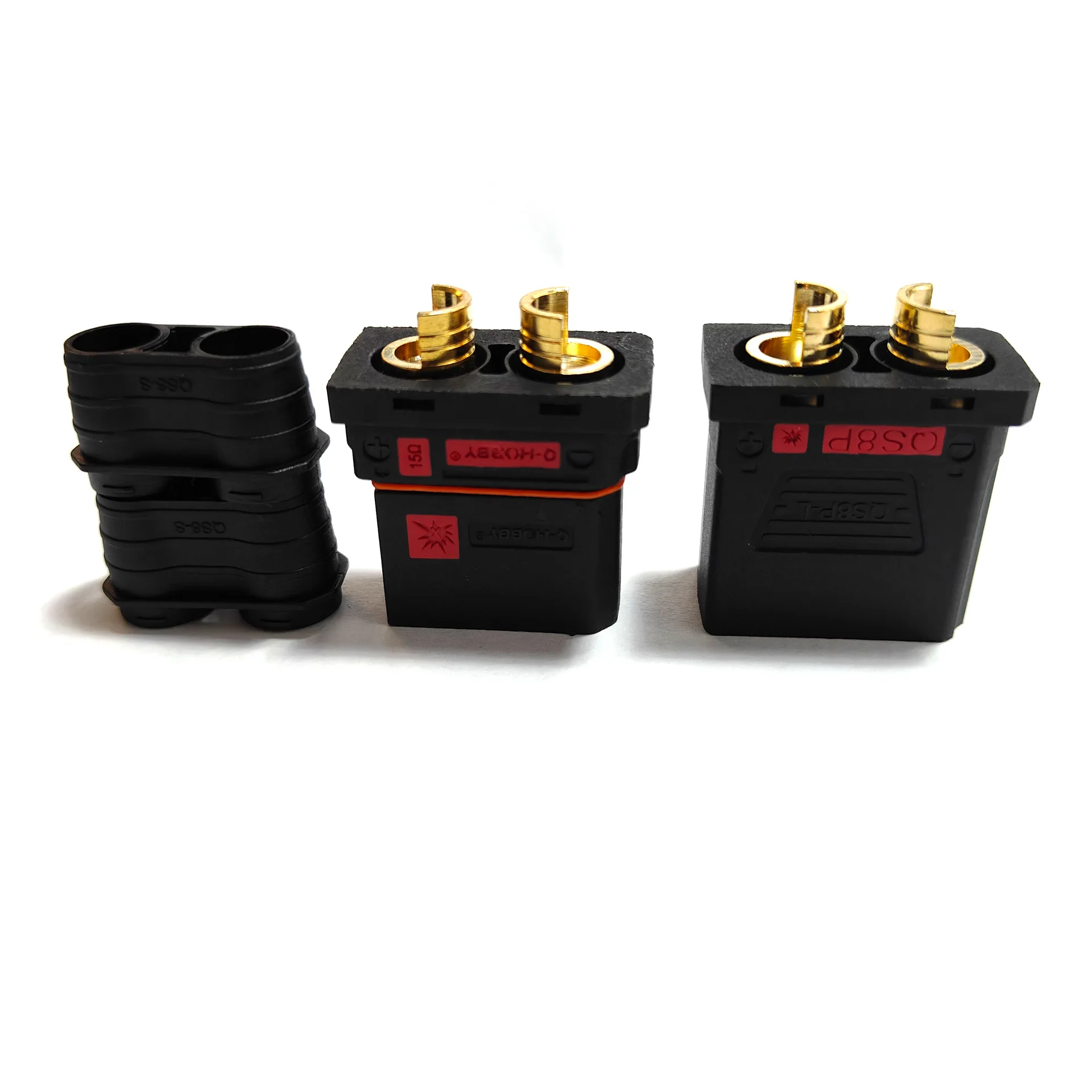 130A High Current QS8P-L Anti Spark RC Lipo Battery Connectors Male &Female Connector for Drone Robot Car Parts