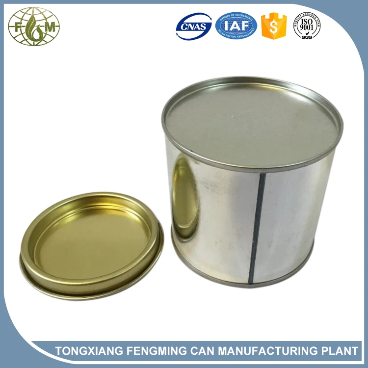 wholesale metal tins 250ml water proof metal container empty paint cans
