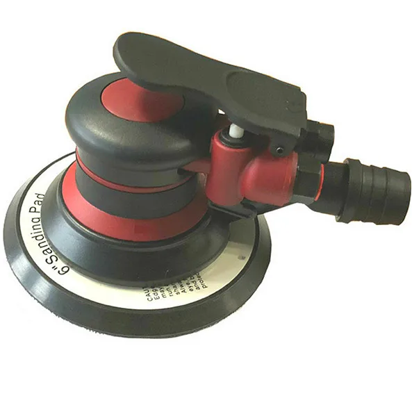 TY71136 Air Random Orbital Sander with CENTRAL VACUUM ORBIT 3mm for 150mm Sanding Backup Pad