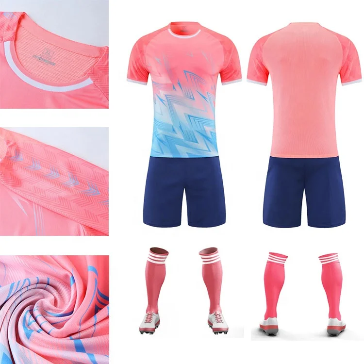 Factory wholesale 2024 OEM service wear soccer retro wholesale soccer jersey team uniforms football wear soccer set
