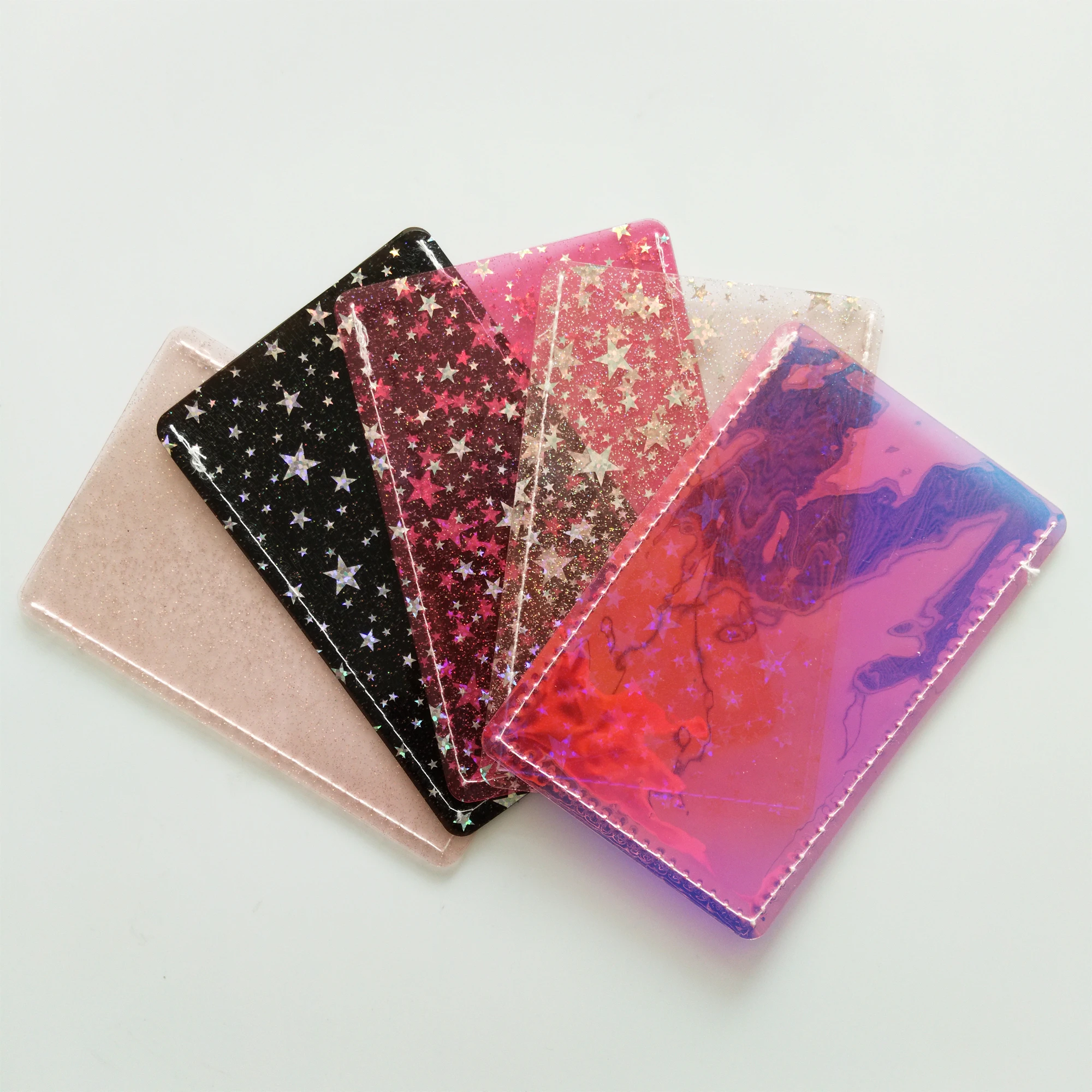 Clear Vinyl Jelly Pen Sleeves Desk Organization Pockets for Planners