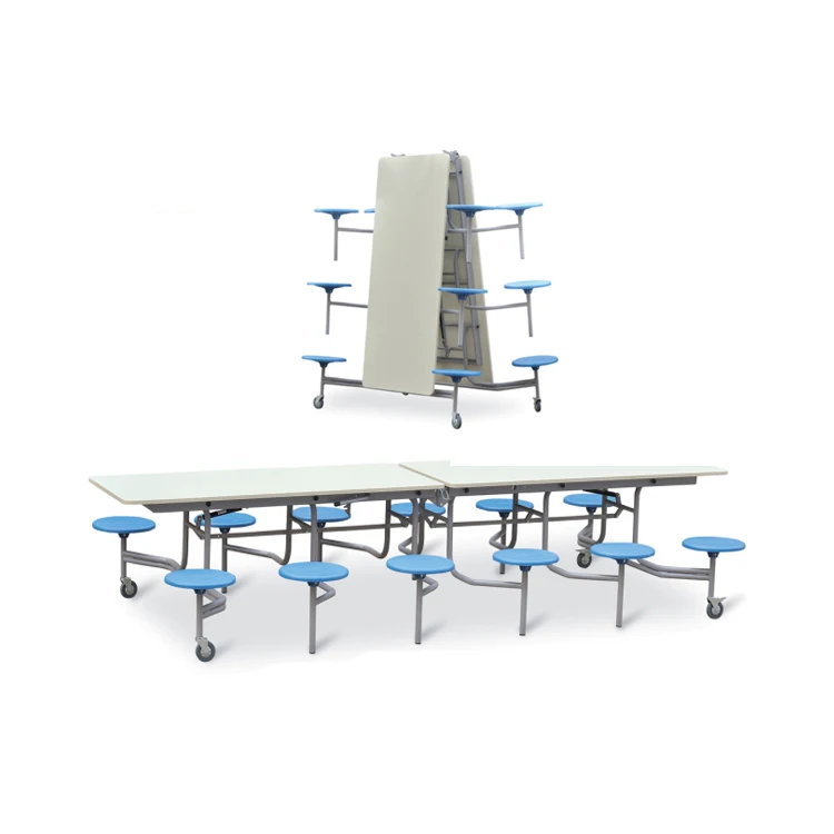 45years factory All kinds Of Wooden Folding Banquet dining Table for school dining furniture