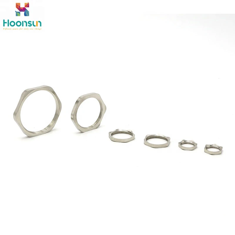 Brass Color Nickel-plated conduit locknut