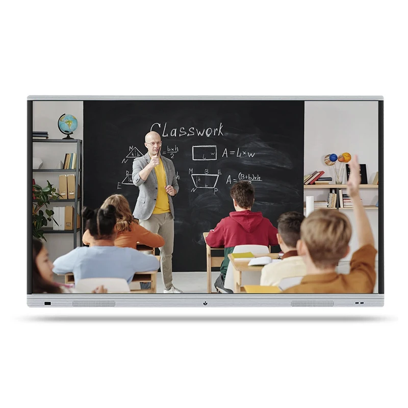 85 86 inch finger multi touch screen lcd display classroom electronic smart interactive white board