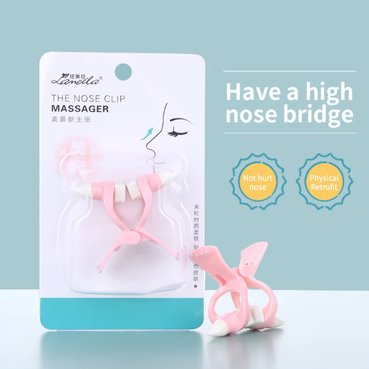 Lameila Wholesale facture face beauty massager tools nose care physics rise nose clip massager 3032