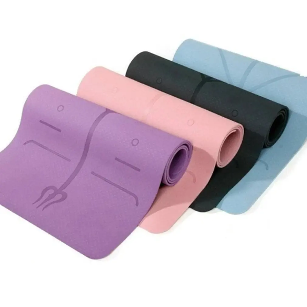  TPE Yoga Mats Anti-slip Blanket Gymnastic Sport Health Lose Weight Fitness Exercise Pad Women