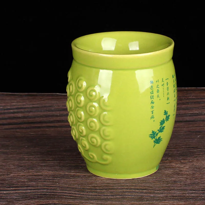 Traditional Chinese Medicine Ceramic Moxibustion Cups Massager