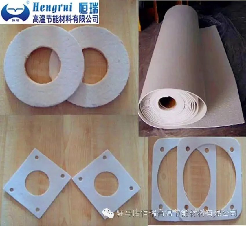 Ceramic fiber 1430 aluminum silicate fiber paper gasket for high temperature sealing