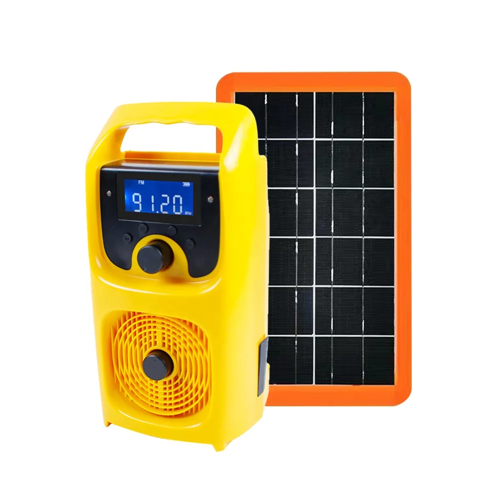 made in china factory price radio and class device for children AM&FM Solar Panel Crank Hand Generator Flashlight-for outdoor