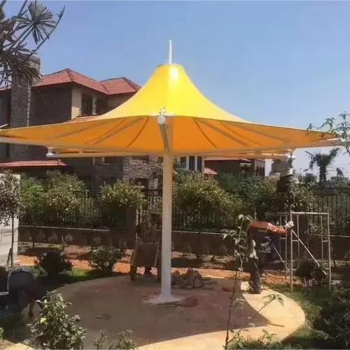 Customise Outdoor Tensile Membrane Structure Umbrella Strong Frame For Garden