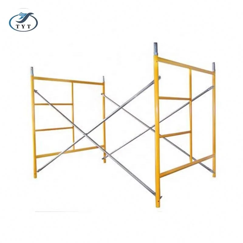 New Design Safety Construction Site Scaffold Foldable Metal Mobile Scaffolding For Warehouse