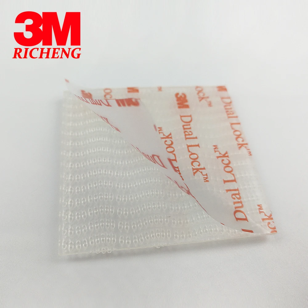 Hot sale high sticky clear reclosable fastener self adhesive 3M dual lock fastener tape SJ3560, type 250