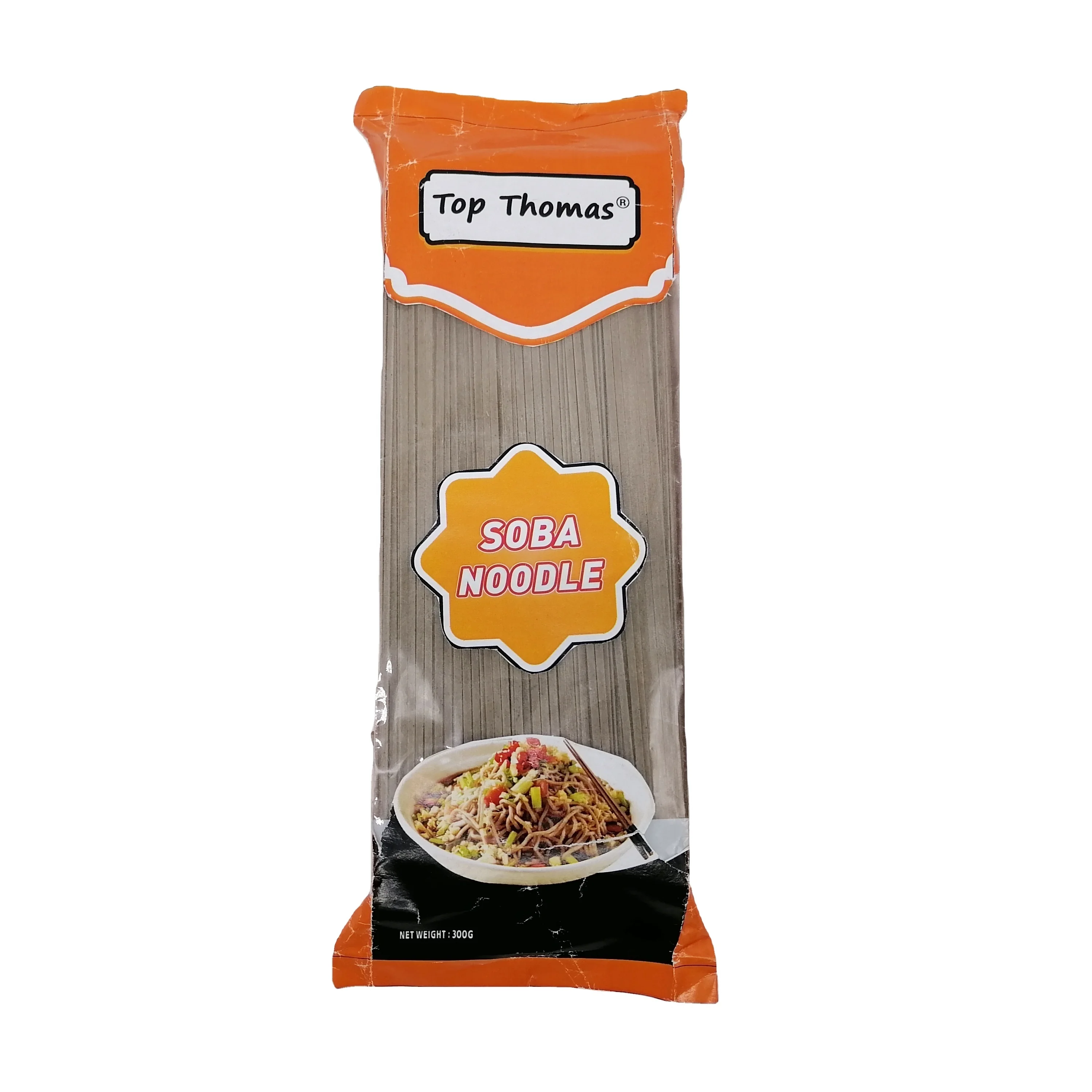 Thomas high quality Chinese manufacture halal wholesale quick cooking 300g  soba instant noodles high quality noodles