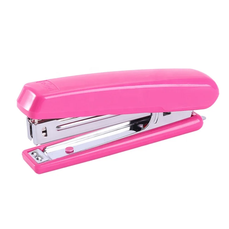 Copllent Customize Metal Stapler Stationery Manual Machine Desktop Stapler Small Packing Stapler