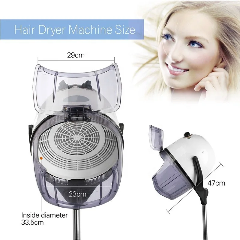 professional standing hair dryers machine salon equipment ionic industrial hair dryer sit under hood black hair dryer
