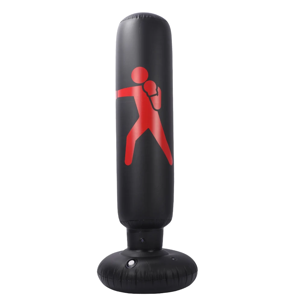 
Indoor Equipment Fitness 1.6 meter PVC inflatable Boxing Bag Punching Bag 