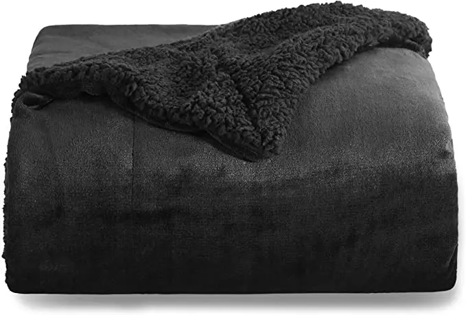 Sherpa Fleece Throw Blanket Thick and Warm Blankets for Winter Customized Colors Double Layer Sherpa Blanket
