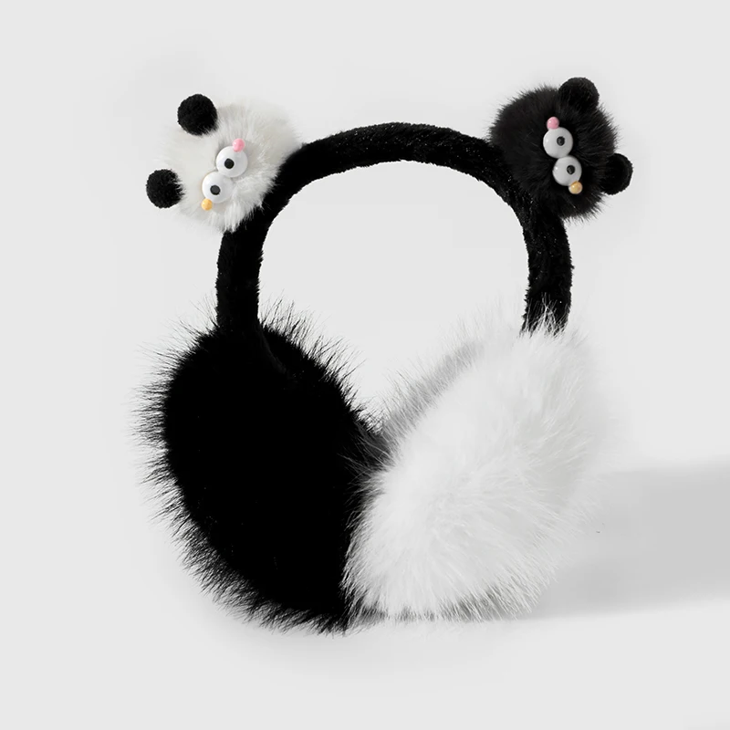 Cheap thermal running folding earmuffs cute women girls warmer ear muff in winter