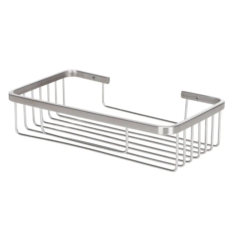 Dual tier Wall Mount 304 Stainless Steel Bathroom shelf