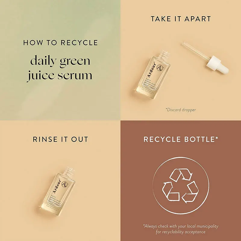 Daily Green Juice Antioxidant Serum Improves Skin Tone Niacinamide  Hyaluronic Acid Vegan Cruelty Free  1 fl oz face oil serum