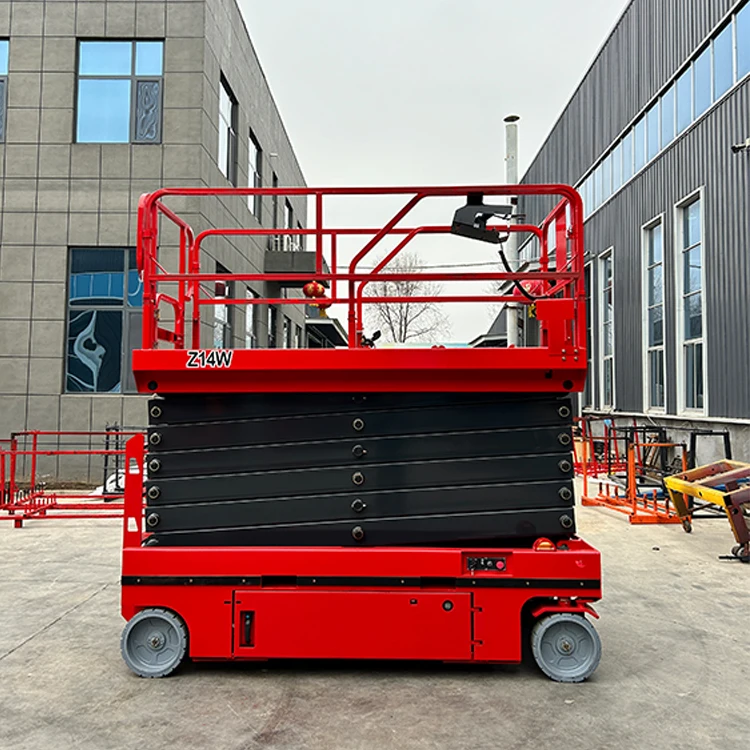 6-22m Scissor Lift Portable Scissor Lift Elevator Movable Hydraulic Aerial Lifting Platform