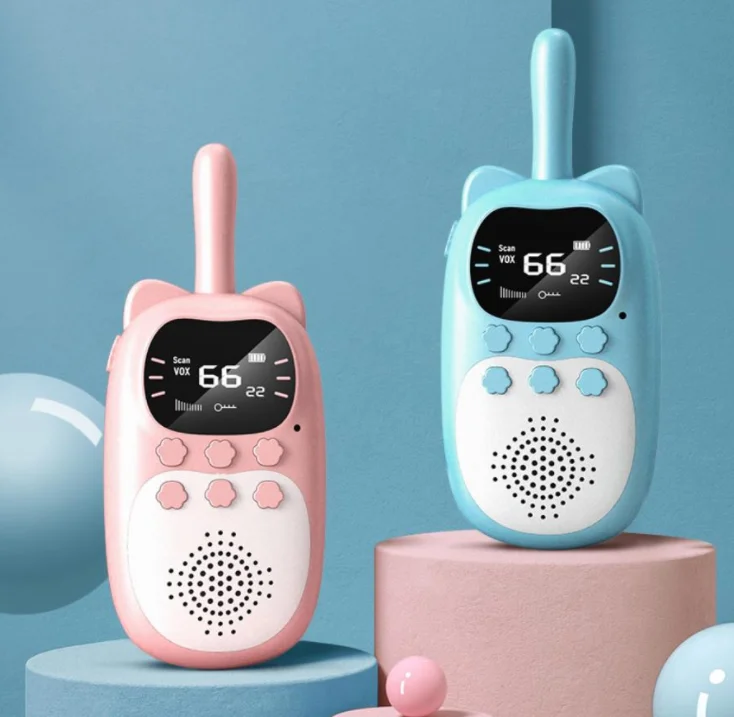 Handheld Kids Walkie Talkies Baby  Two Radio Electronics Children Walkie Talkie Long Range Factory Wholesale