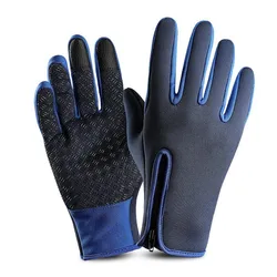 New Hot Sale Waterproof Gloves Winter Touch Screen Windproof Gloves Zipper Sports Warm Plush Ski Gloves
