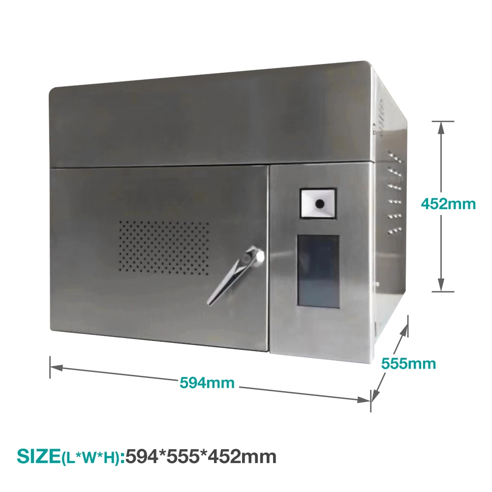 Mesin penyahbeku makanan di atas meja komersial mudah alih konvensyen duel frekuensi penyongsang ketuhar gelombang mikro