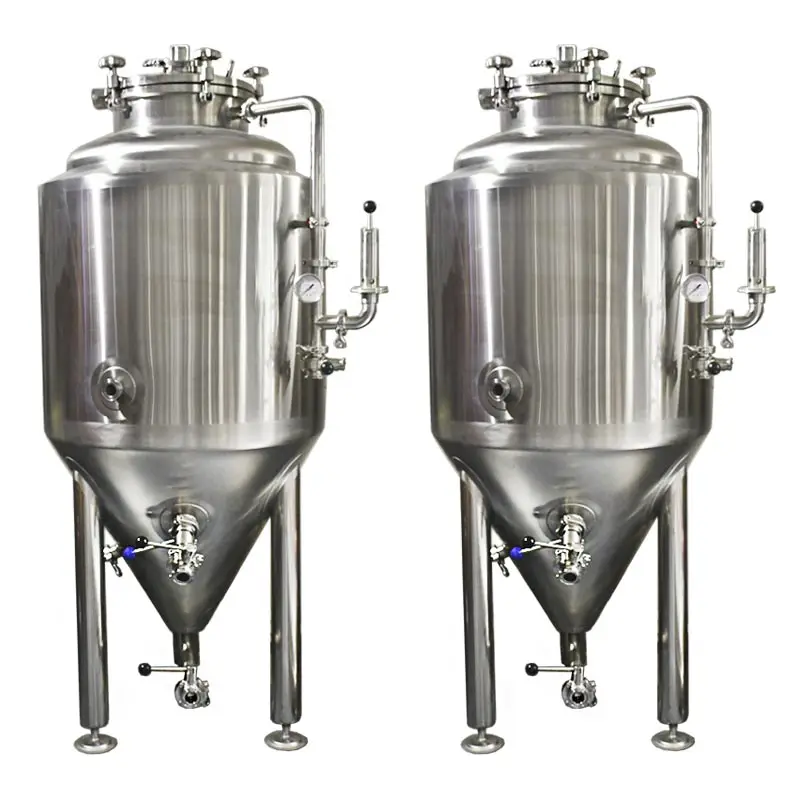 200L 300L 500L Conical Fermentation Tank Stainless Steel Unitank Beer Fermenter
