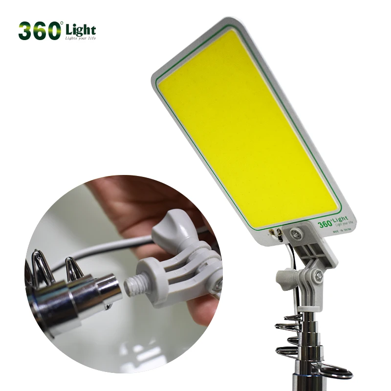 360light 12V high intensity SMD COB LED Camping Lights adjustable multifunction high power super bright garden led floodlights