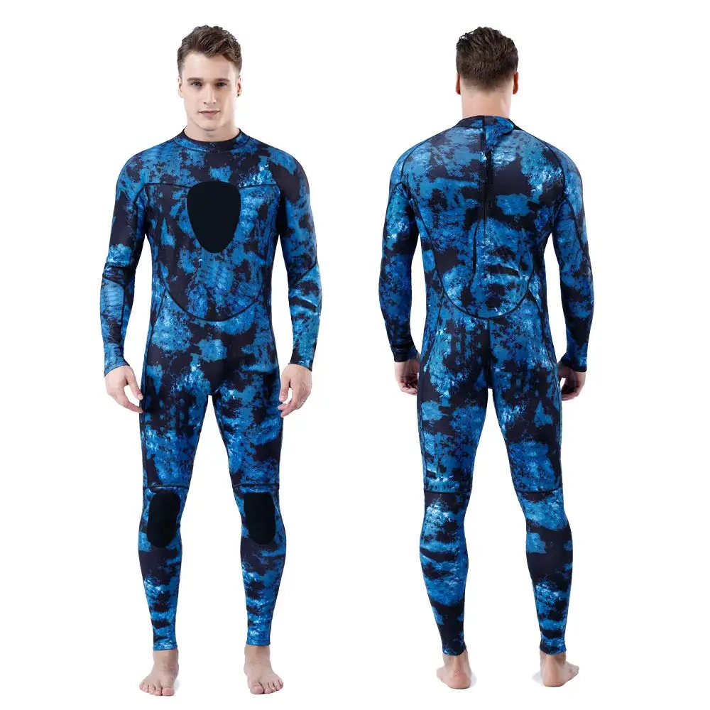 OEM Top Selling 3mm 5mm 7mm Diving Spearfishing suit,Camouflage Neoprene Hoodie Full Body Spearfishing Wetsuit