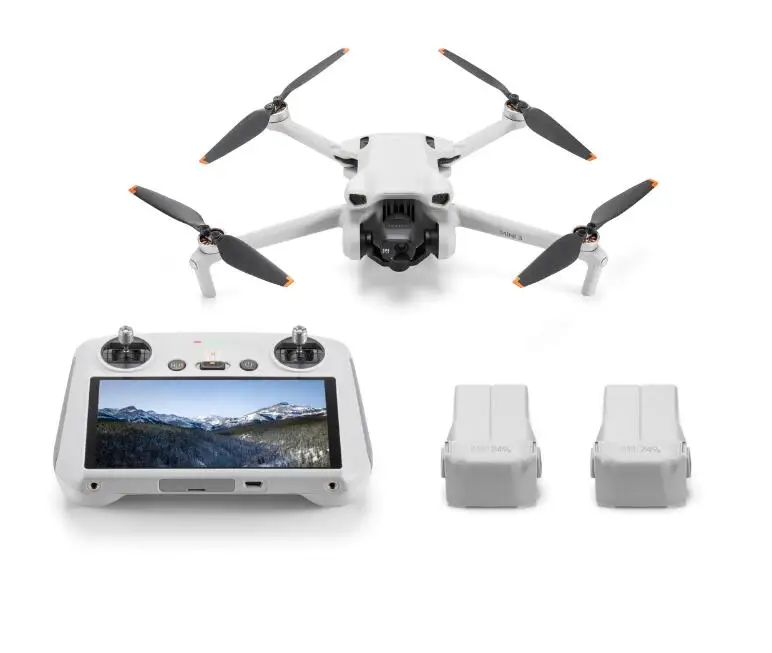 DJI Mini 3 Fly More Combo Plus с дистанционным управлением на экране DJI RC Дрон с камерой 51-минутной продолжительности dji drone