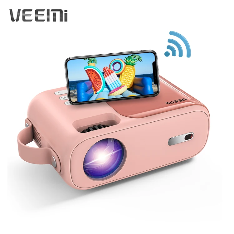 Projector with wifi and speakers Mobile Smart USB Video Micro Full HD 4K 1080P LED Mini Pocket Portable Projectors