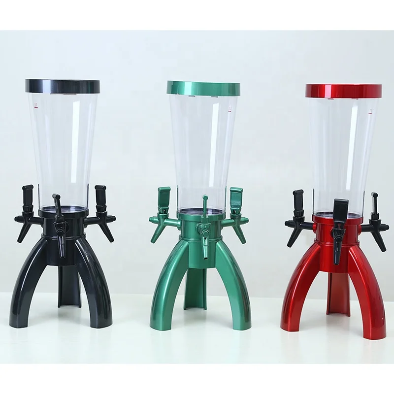 Factory Supply Polished Multiple Tap Draft Beer Tower in Drink Dispenser