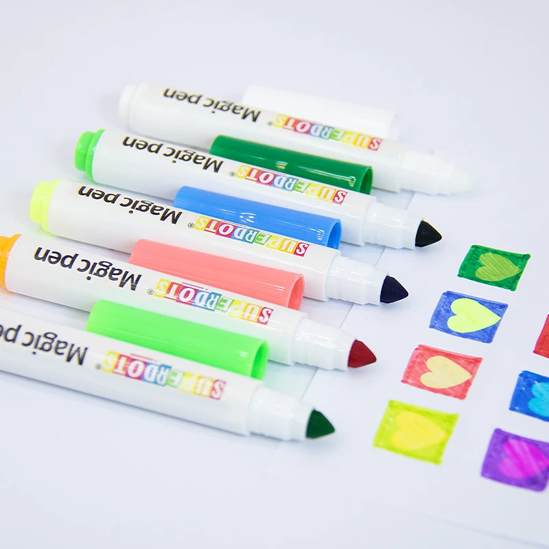 fancy stationery Color Changing Whiteboard Marker Pen Magic Color Pen Allochroic Discolor graffiti Markers art craft markers