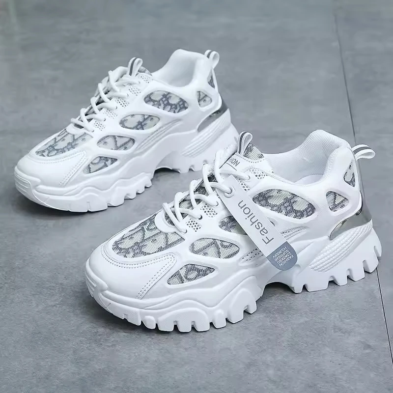 Women Fashion Sneakers Designers Chunky Vulcanized Shoes Casual Shoes Woman Tennis Female Platform Sneaker