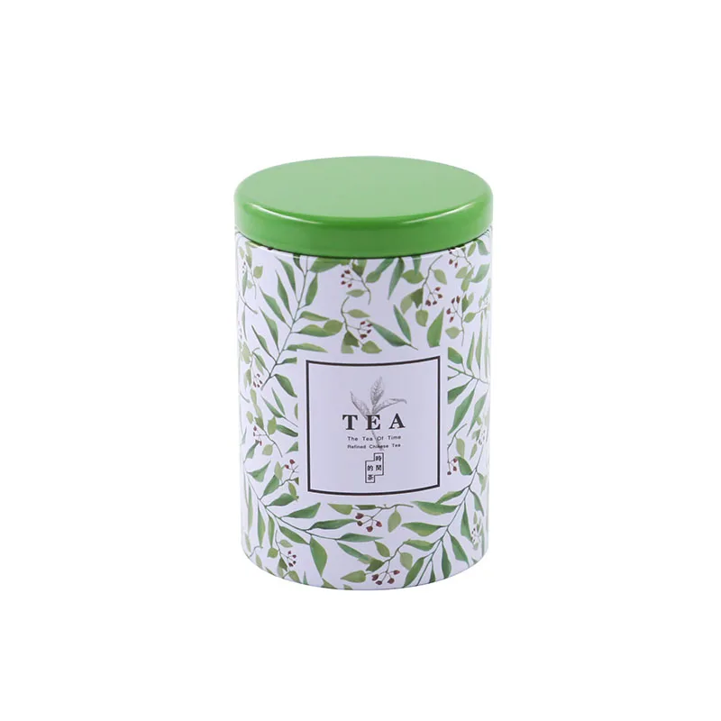 Food Grade Tea Metal Tin With Lid Coffee Bean Can