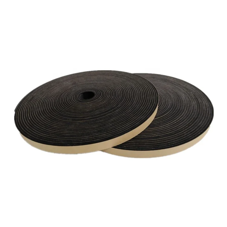 Fire retardant closed cell neoprene draught tape foam gasket strips foam seal insulation strip roll