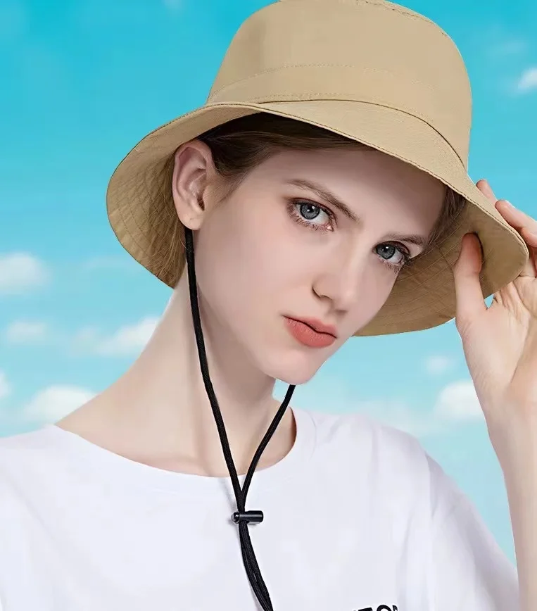 Panama Male and Female Fisherman Bucket Hat Sun Protection Mountaineering Fashion Outdoor Hat Quick Drying