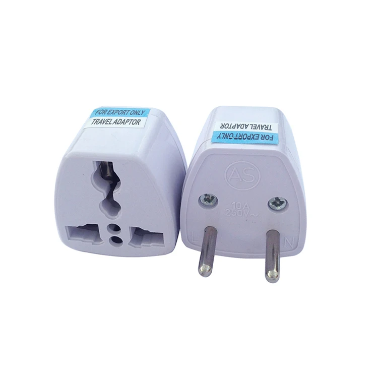 Европейская вилка адаптера питания eu дорожный адаптер для Германии/Франции/Таиланда/России