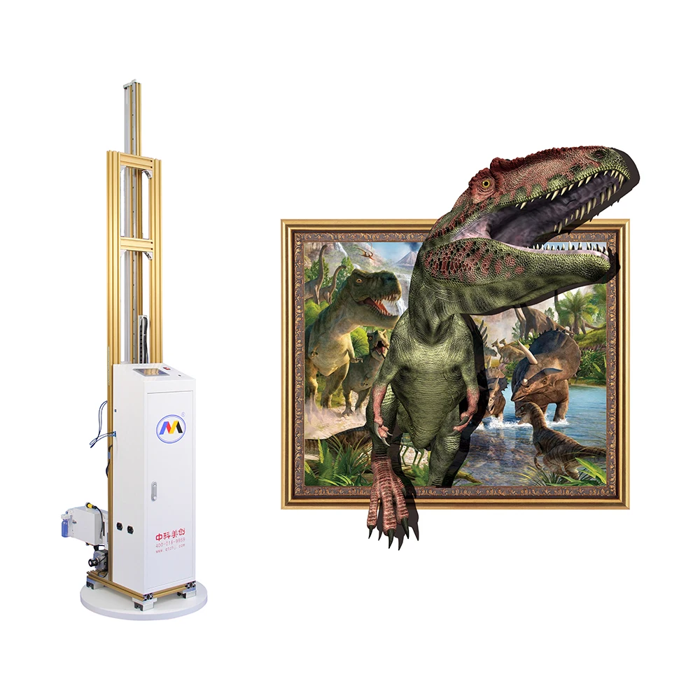 Digital Printing Machine 3D UV Flatbed Intelligent Vertical Wall Printer Digital Varnish Inkjet Printing Machine