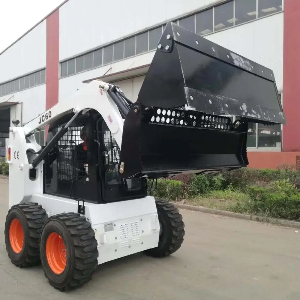combined bucket 4 in 1 bucket for skid loader attachment