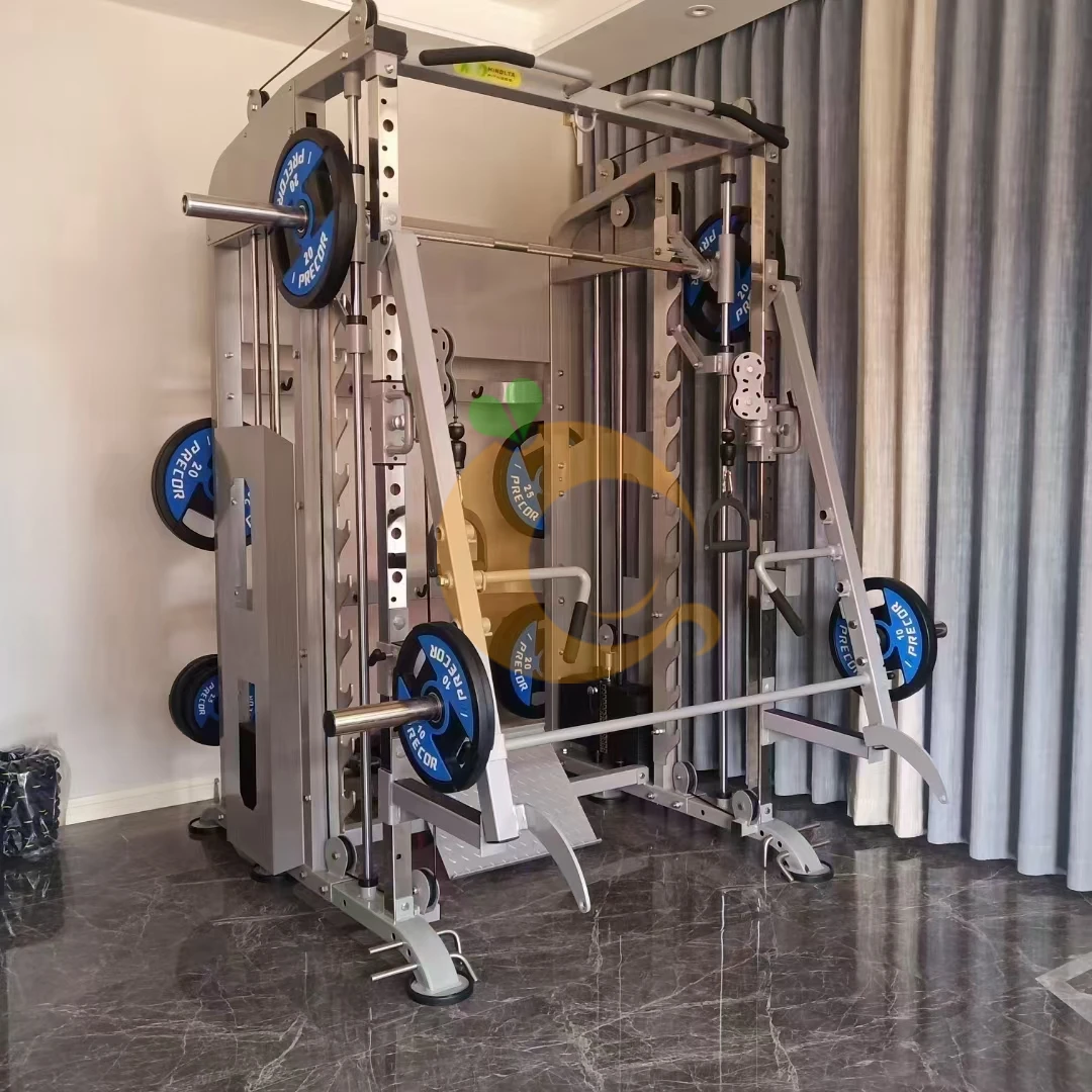 Многофункциональная Смит-машина, смитная машина с рукояткой, смитная машина с поперечной стойкой, смитная машина