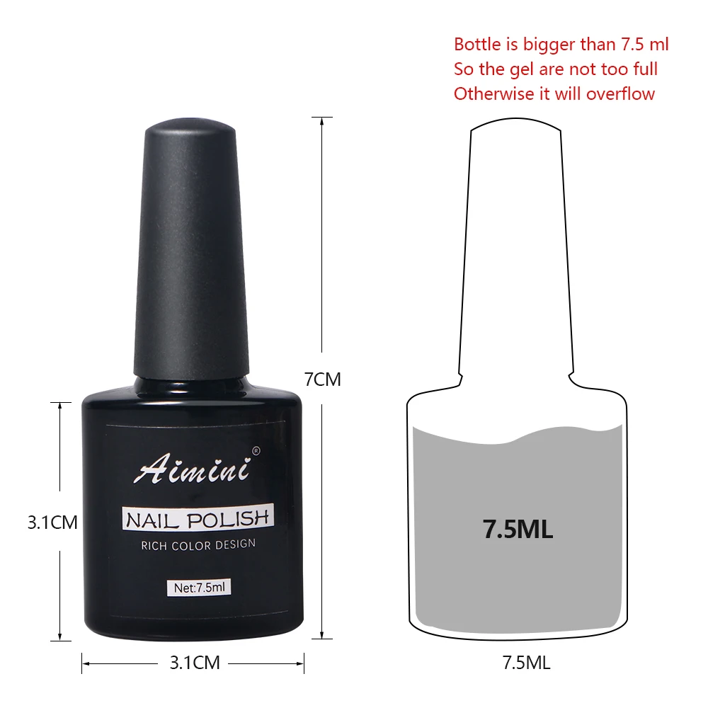 High Quality Factory Wholesale Nail Polish Gel 7.5 ml OEM Bottles ,Private Label 148 Colors Soak Off Led Nails Polish